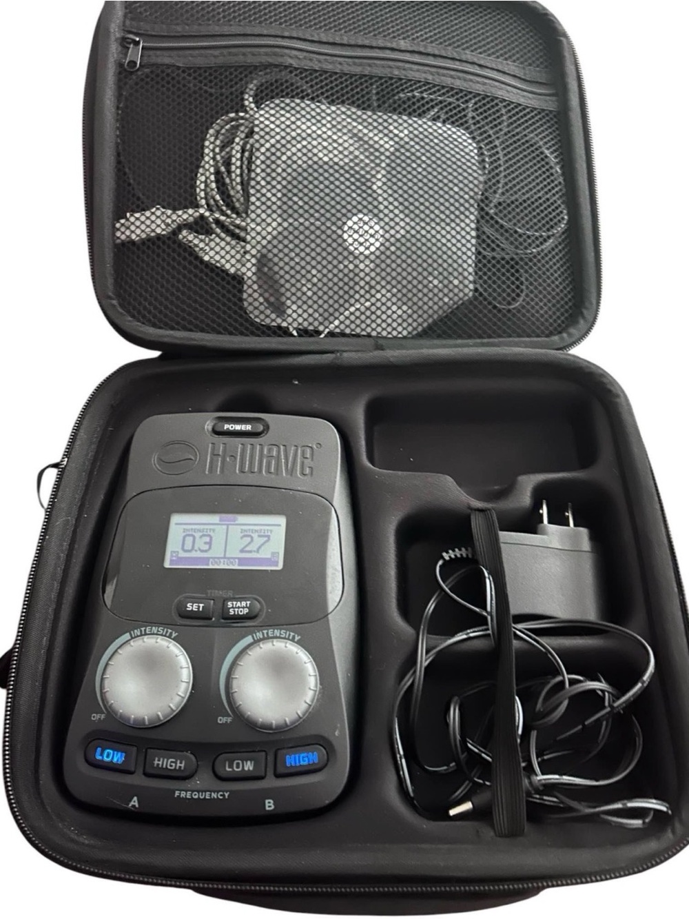 H-Wave Dual Channel Portable TENS Unit - Black
